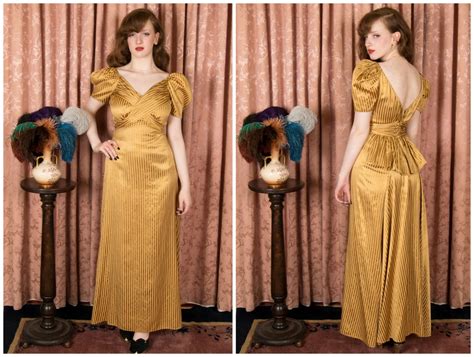 1930s formal dresses.